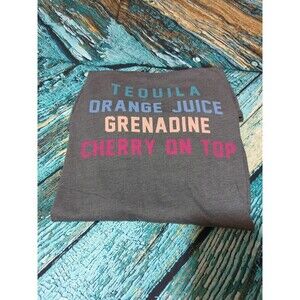 Torrid Gray Tequila Sunrise Ingredients Gray Tee T Shirt NWT 1X